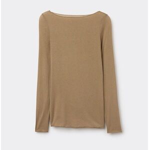 Intimissimi brown sheer cashmere top